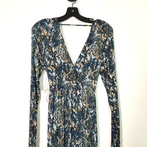 Jessica Simpson Snake Print Maternity Dress sz.S